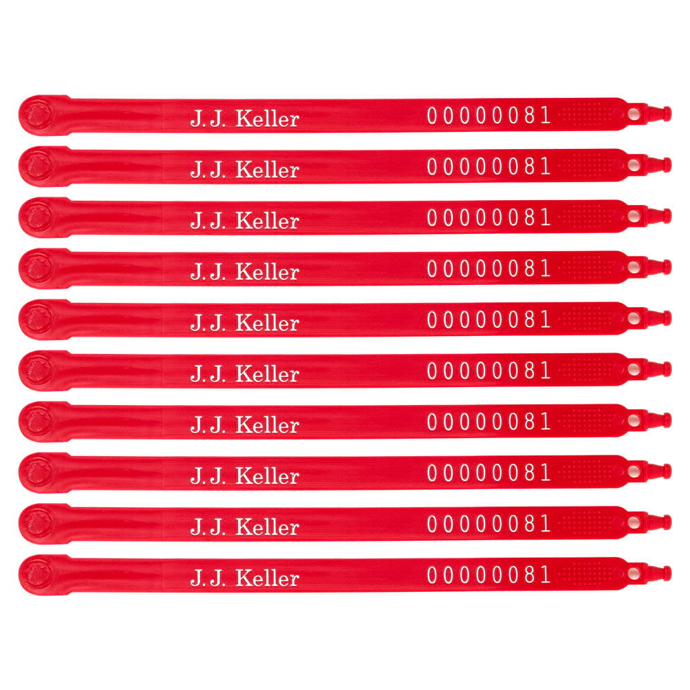 Plastic Trailer Seals - 10 Pack