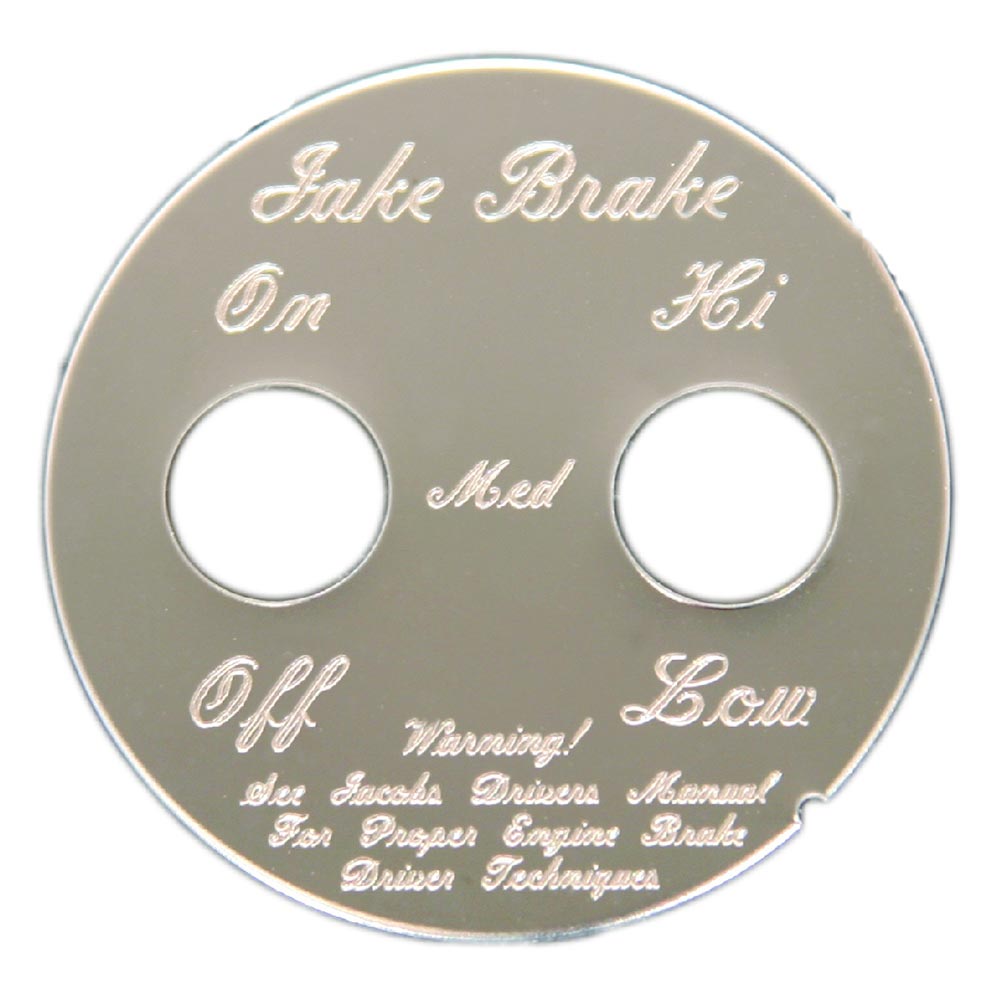 Round 2 Switch Engine Brake Dash Plate