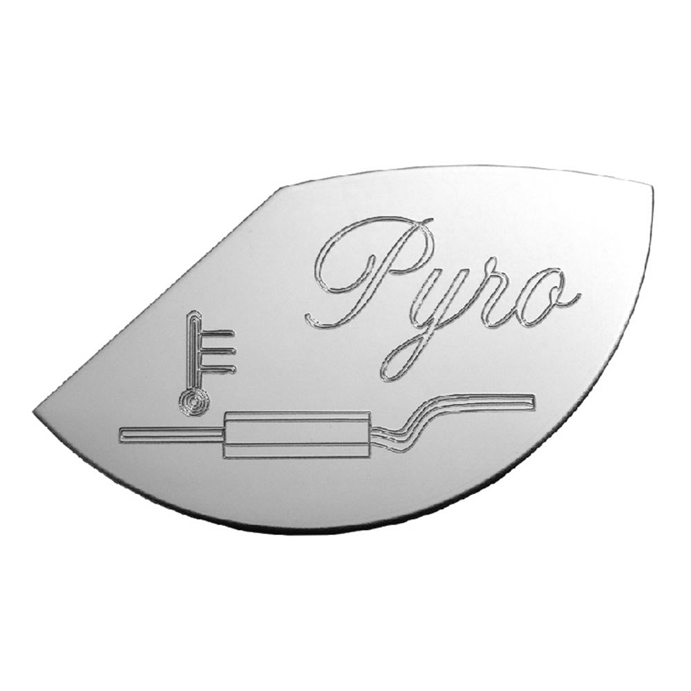 Peterbilt 379 Large Pyrometer Gauge Emblem