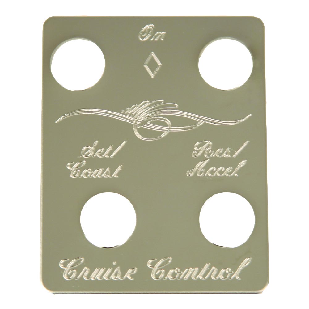 4-Hole Cruise Control Switch Plate