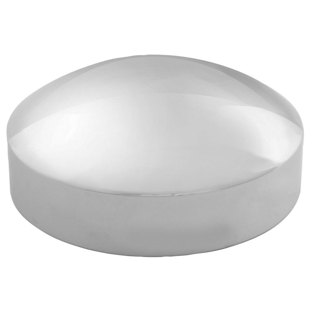 Chrome Rear Hubcap 8.5" Axle, 5/8" Studs