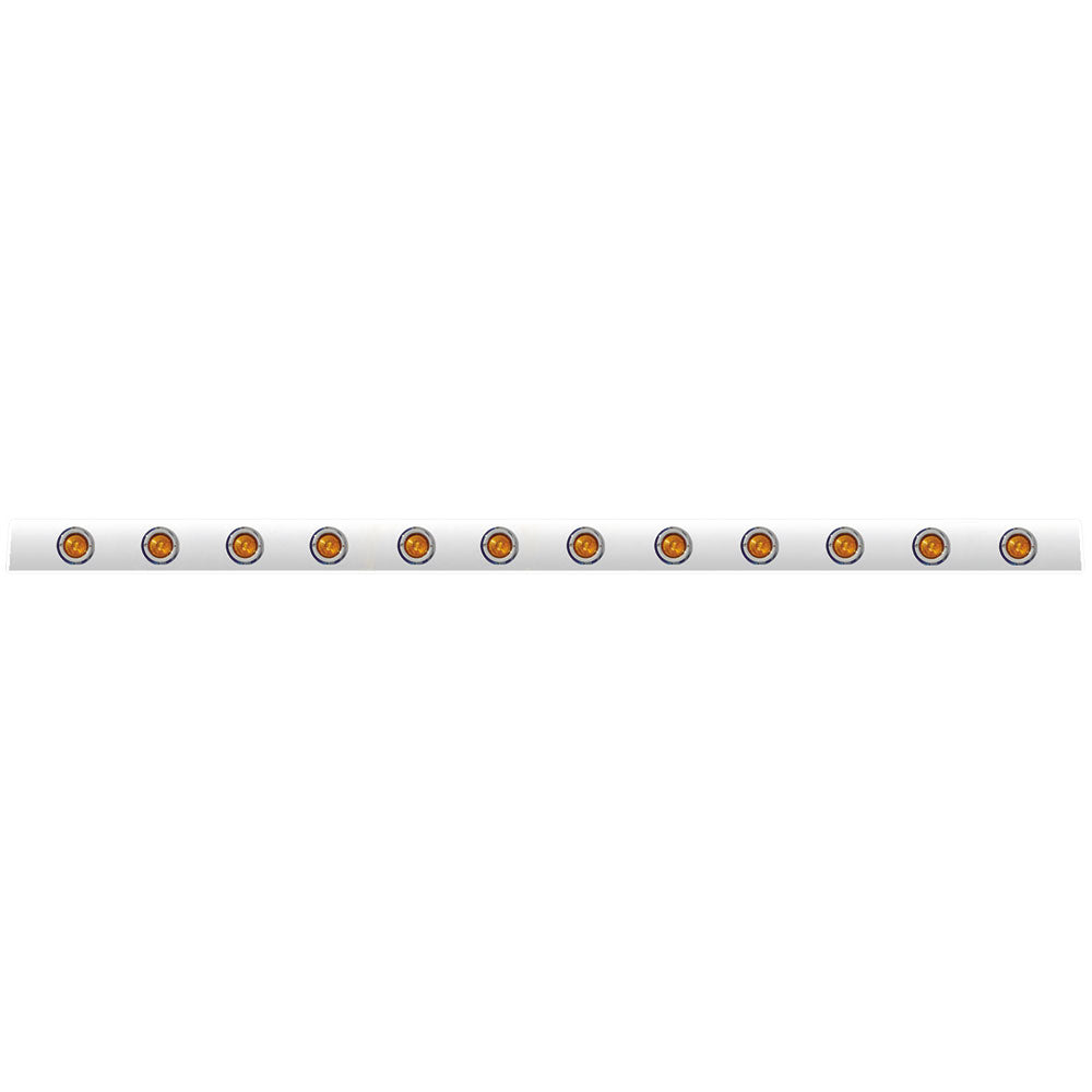 86" Channel Bracket with 2" Beehive Incandescent Lights