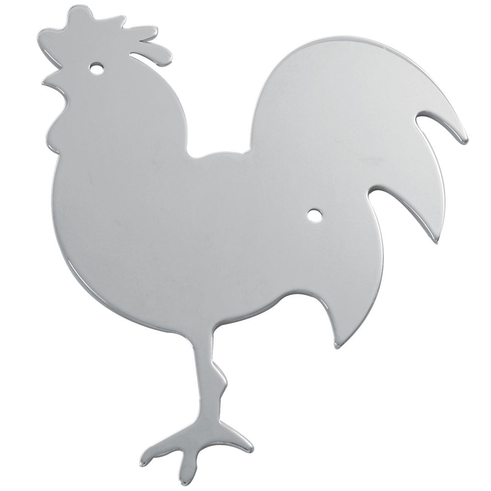 RH Chrome Large Chicken Cut Out Stud Mount
