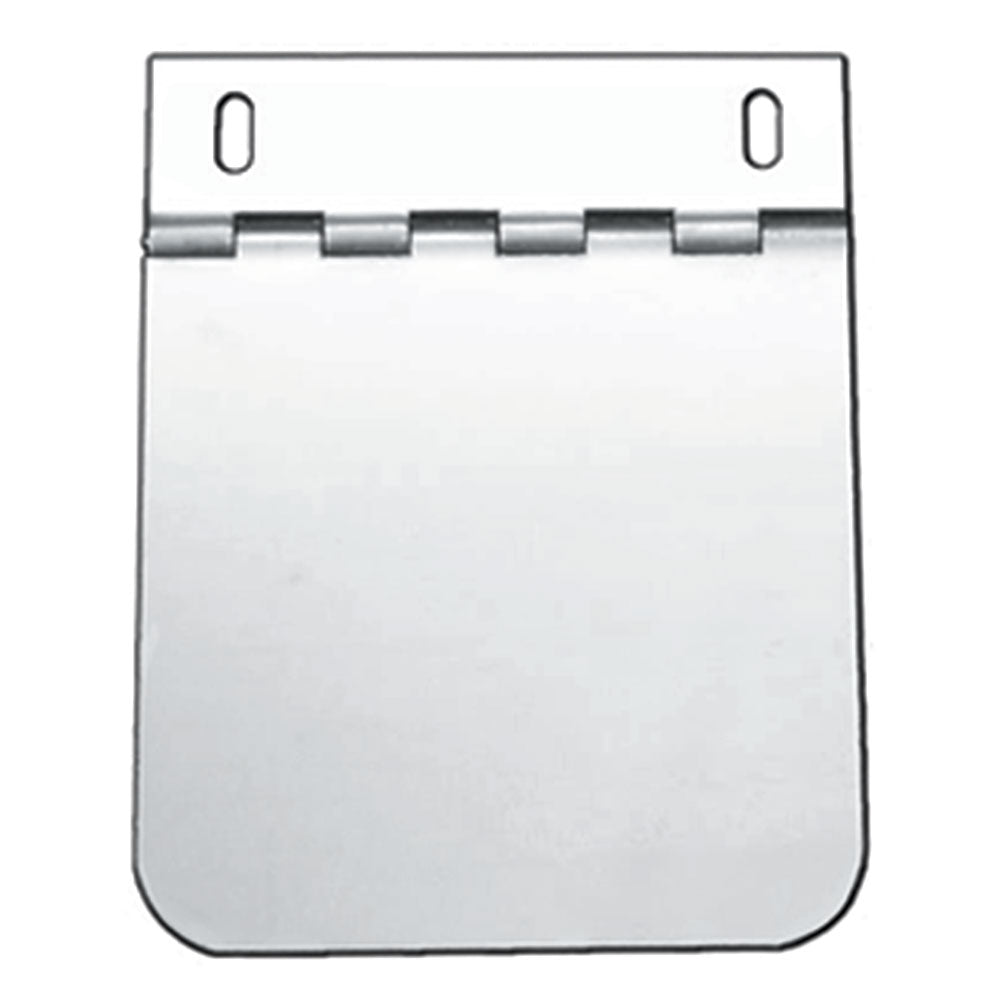 Hinged Stainless Steel Permit Panel 4" x 4"