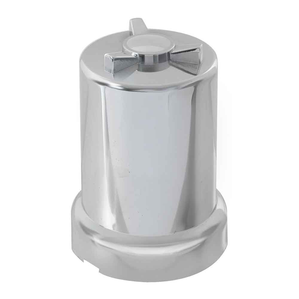 1 1/2" Chrome Plastic Spinner Nut Cover
