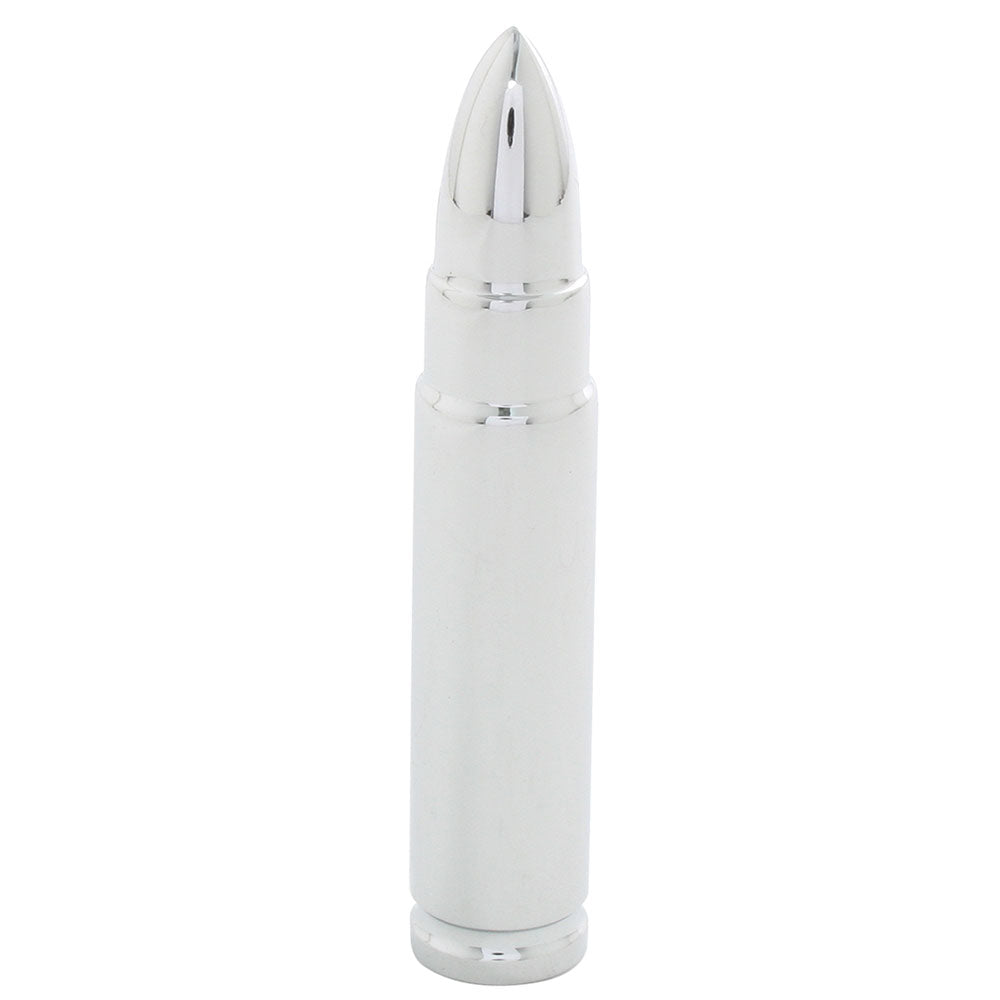 Large Chrome Bullet Valve Caps (4 PK)