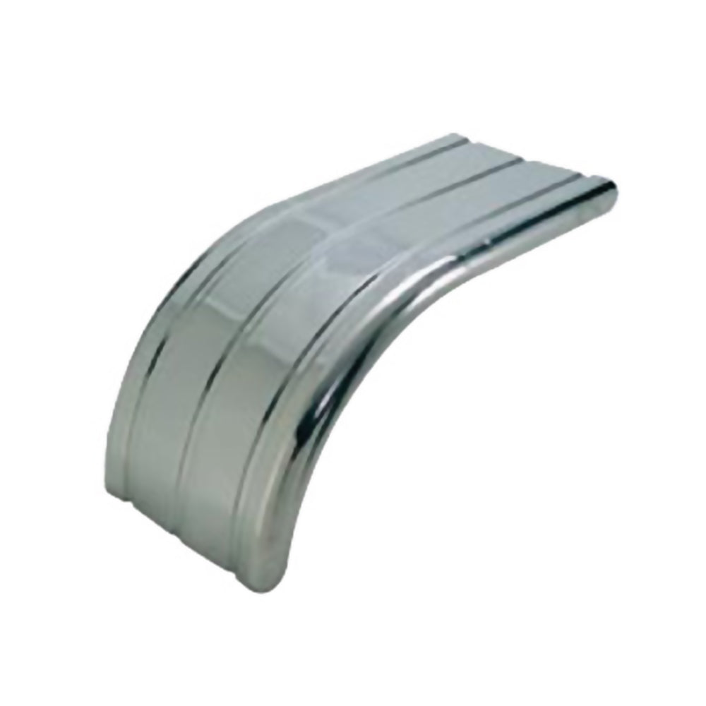 57 3/4" Aluminum Ribbed Half Fender