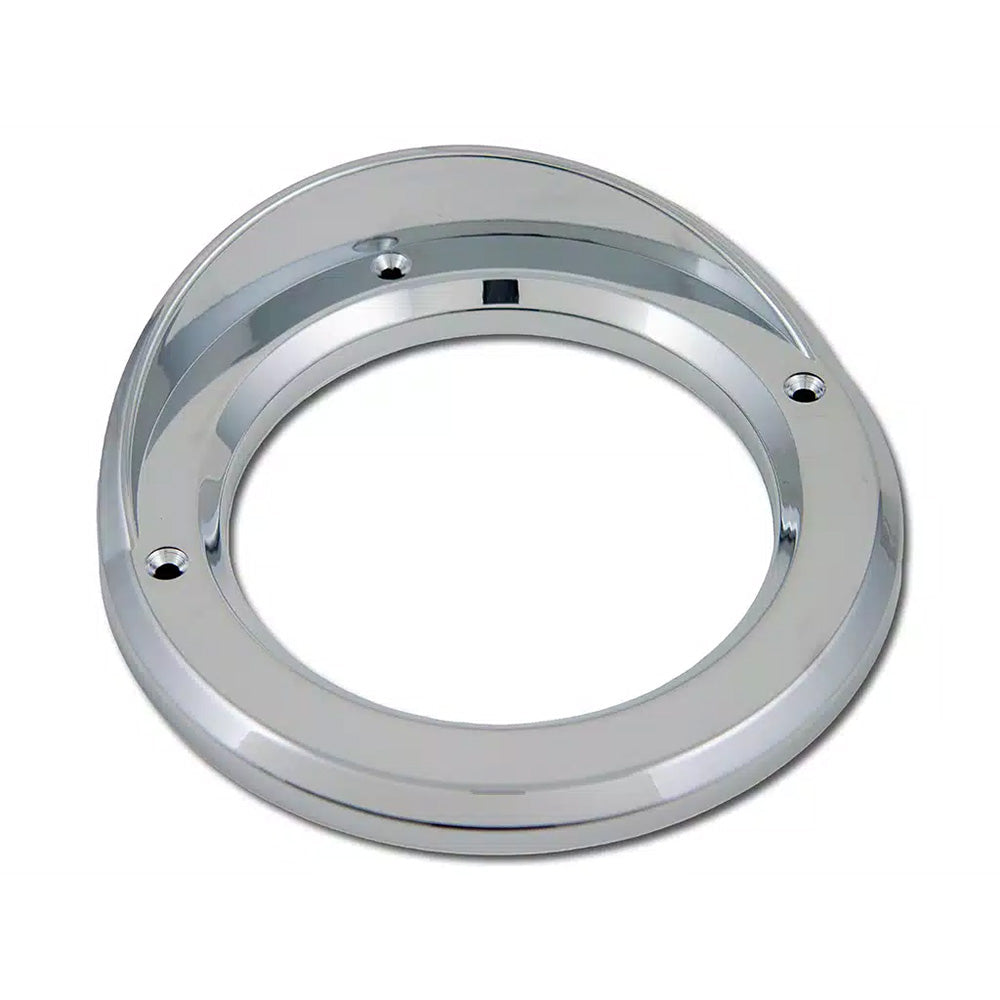 4" Chrome Plastic Hooded Bezel