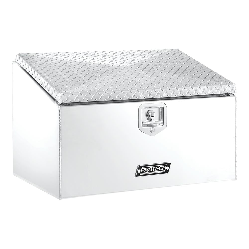 30"L x 20"H x 20"D Aluminum Slope Top Tool Box