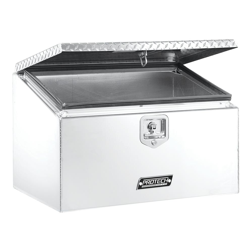 30"L x 20"H x 20"D Aluminum Slope Top Tool Box