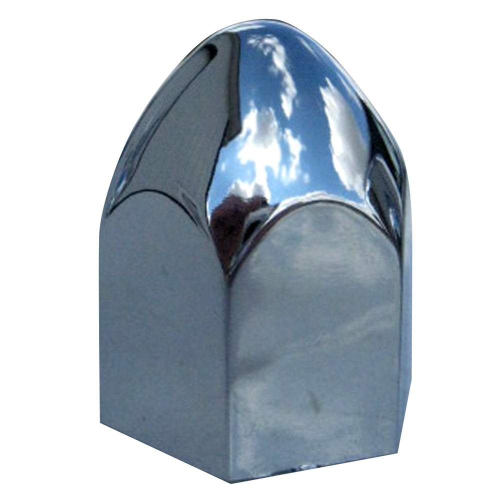 18mm Chrome Plastic Bullet Nut Cover - Push On