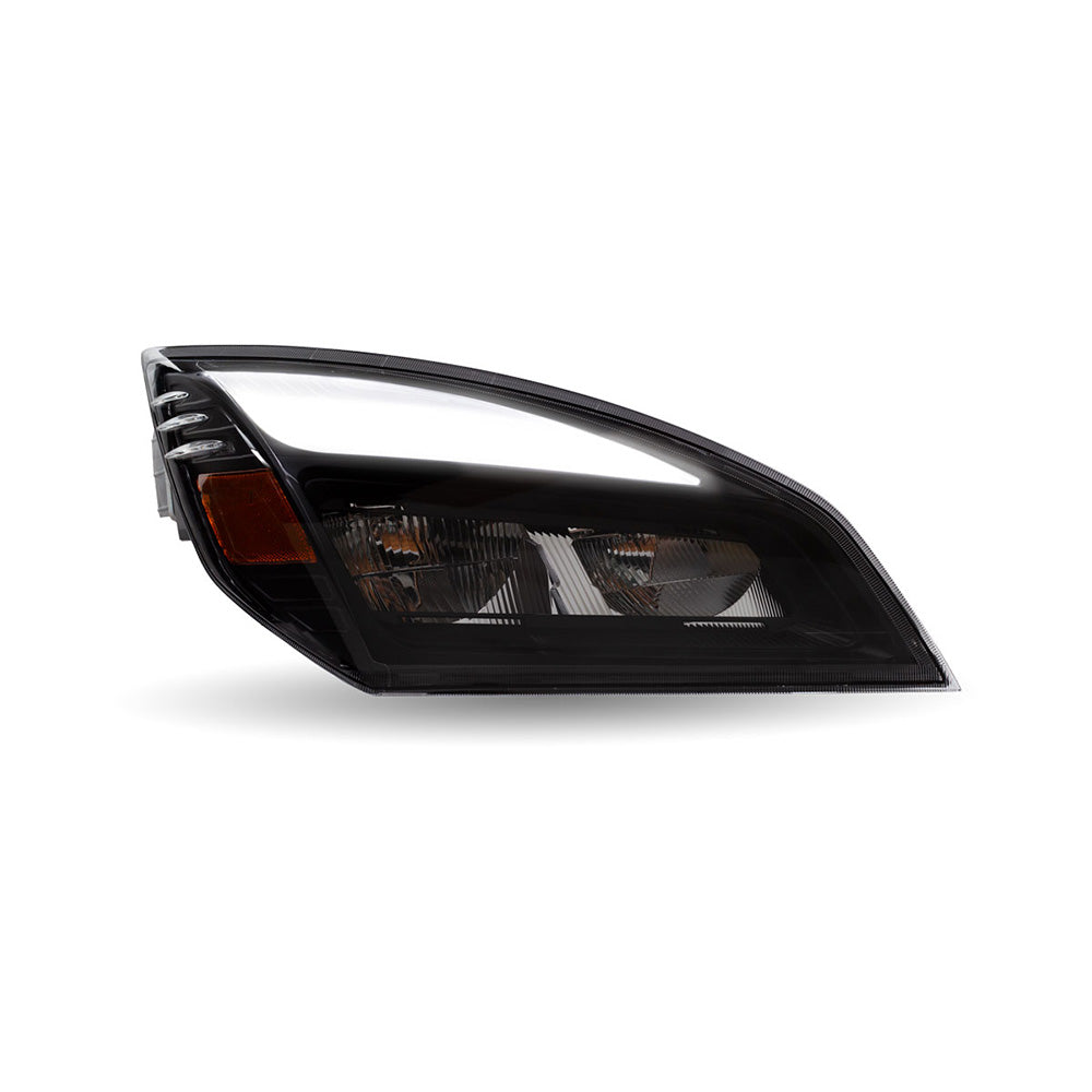 Freightliner Cascadia Black Glow LED Projector Headlight