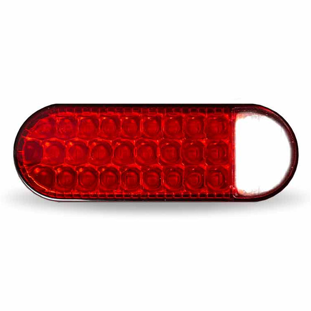 6" Red Stop/Turn/Tail with Back Up and Work Lamp