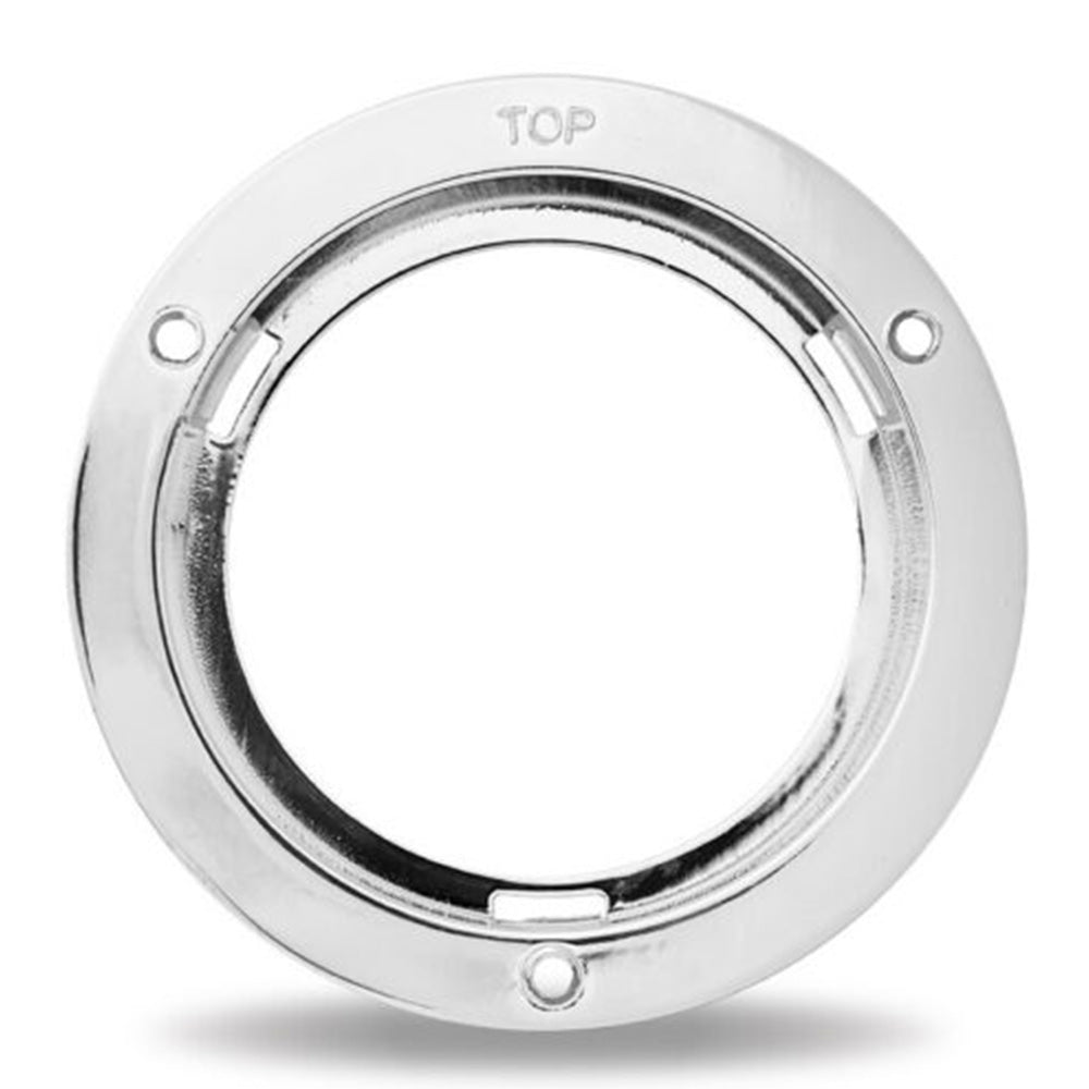 4" 450 Series LED Chrome Plastic Flange Mount Lock Bezel