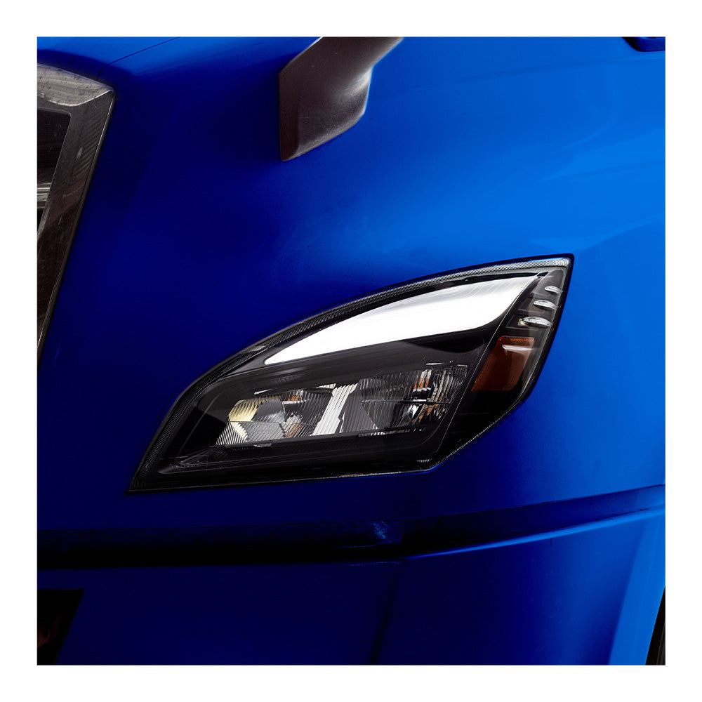 Freightliner Cascadia Black Glow LED Projector Headlight