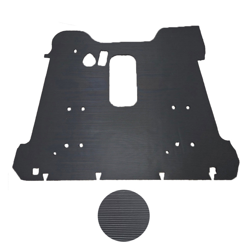 Peterbilt 389 2006-2013 Ribbed Rubber Floor with Shifter Hole Cutout