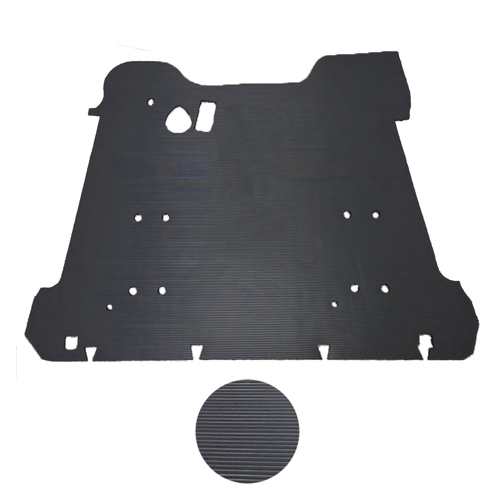 Peterbilt 389 2006-2013 Ribbed Rubber Floor with Shifter Hole Cutout