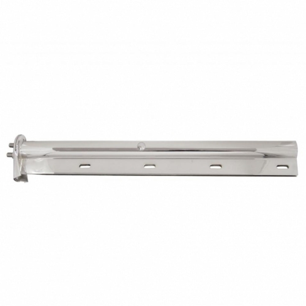 30" Stainless Steel Mud Flap Hangers Open End with 1-1/8" Bolt Spacing