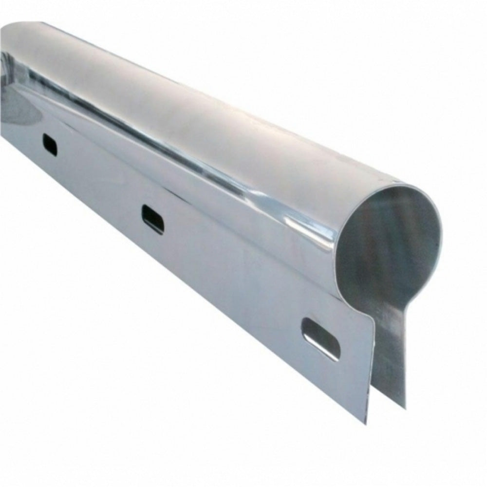 30" Stainless Steel Mud Flap Hangers Open End with 1-1/8" Bolt Spacing