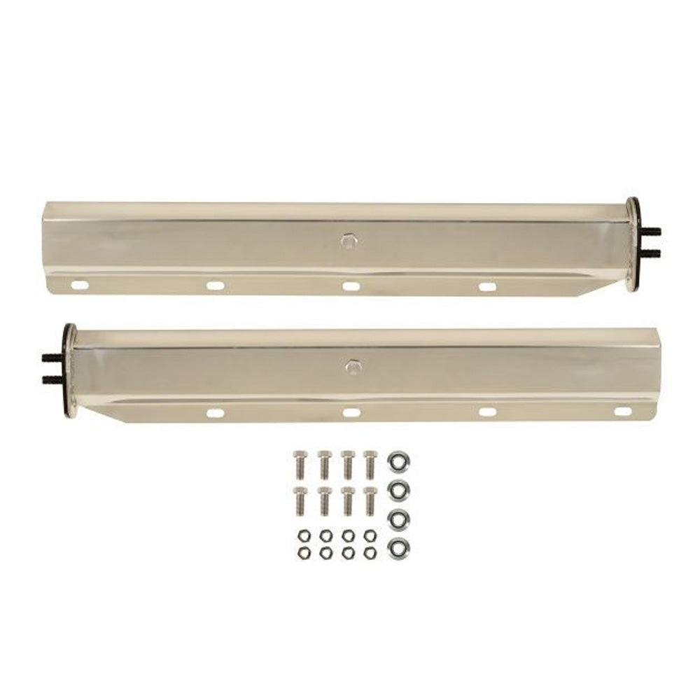 30.25" Stainless Steel Straight Mud Flap Hanger Spring Loaded