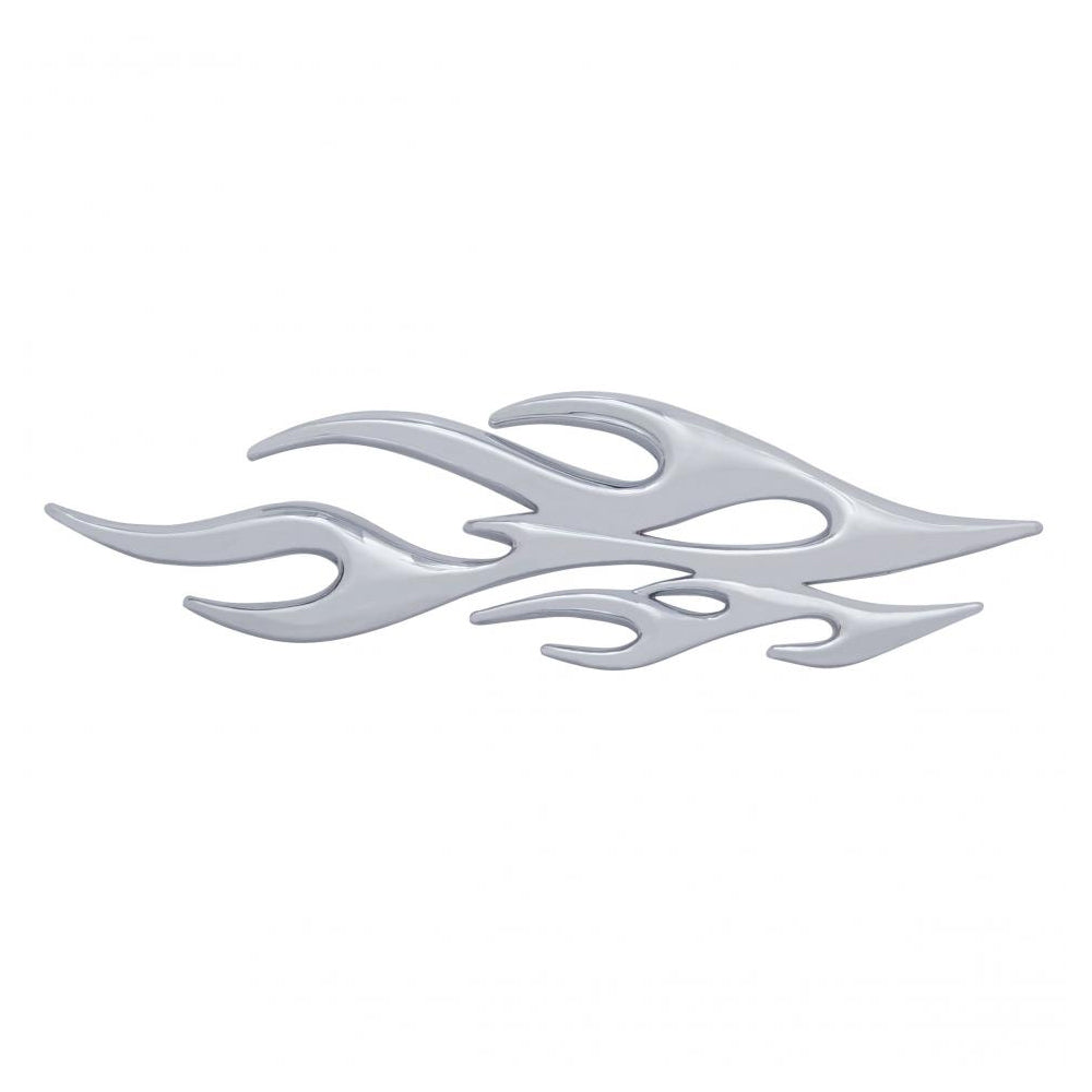 3D Chrome Flame Accents Tape Mount