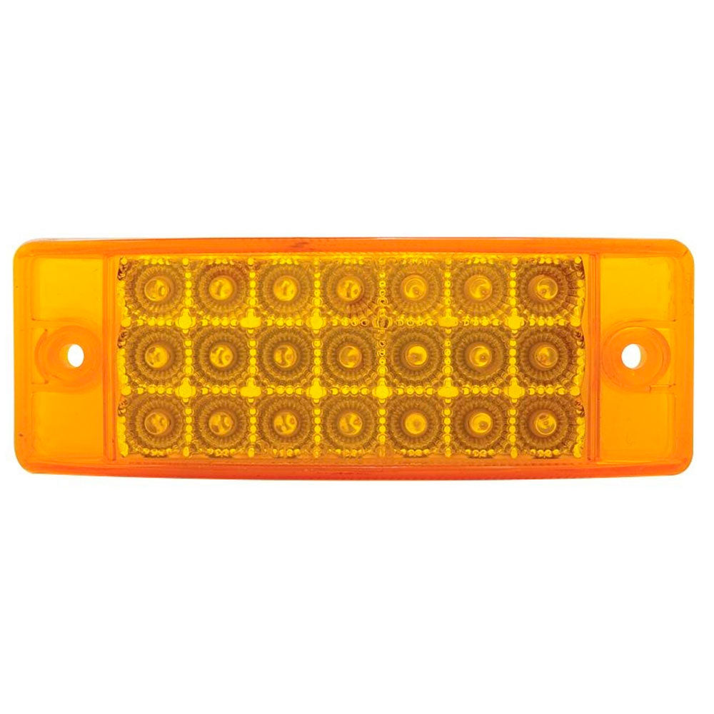 5-7/8" x 2" 21 LED Rectangular Clearance Marker Light