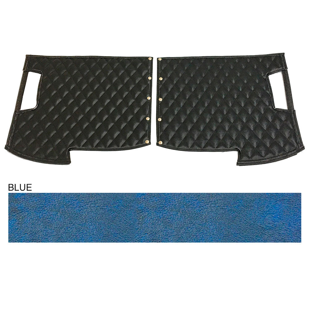 Peterbilt 359 Blue Quilted Fender Guards