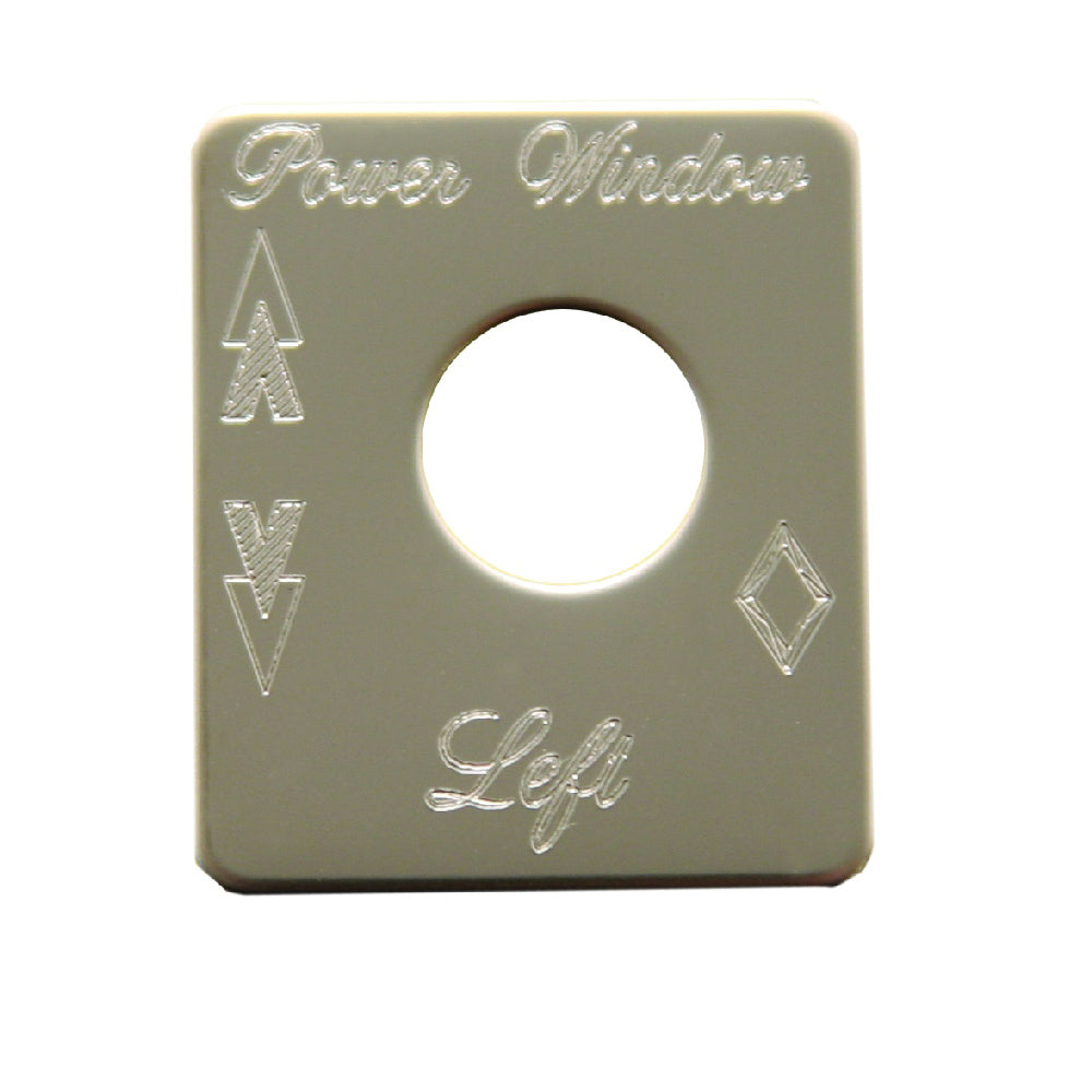 Peterbilt Window Left Toggle Switch Plate