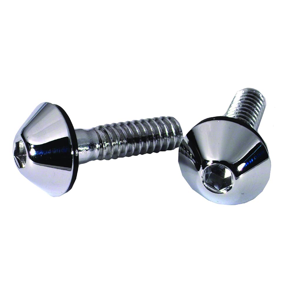 Peterbilt Chrome Button Head Dash Panel Screw 22PK