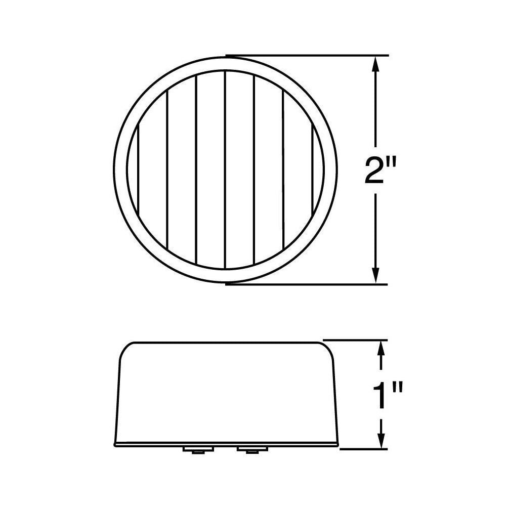 2" 9 LED Clearance/Marker Light