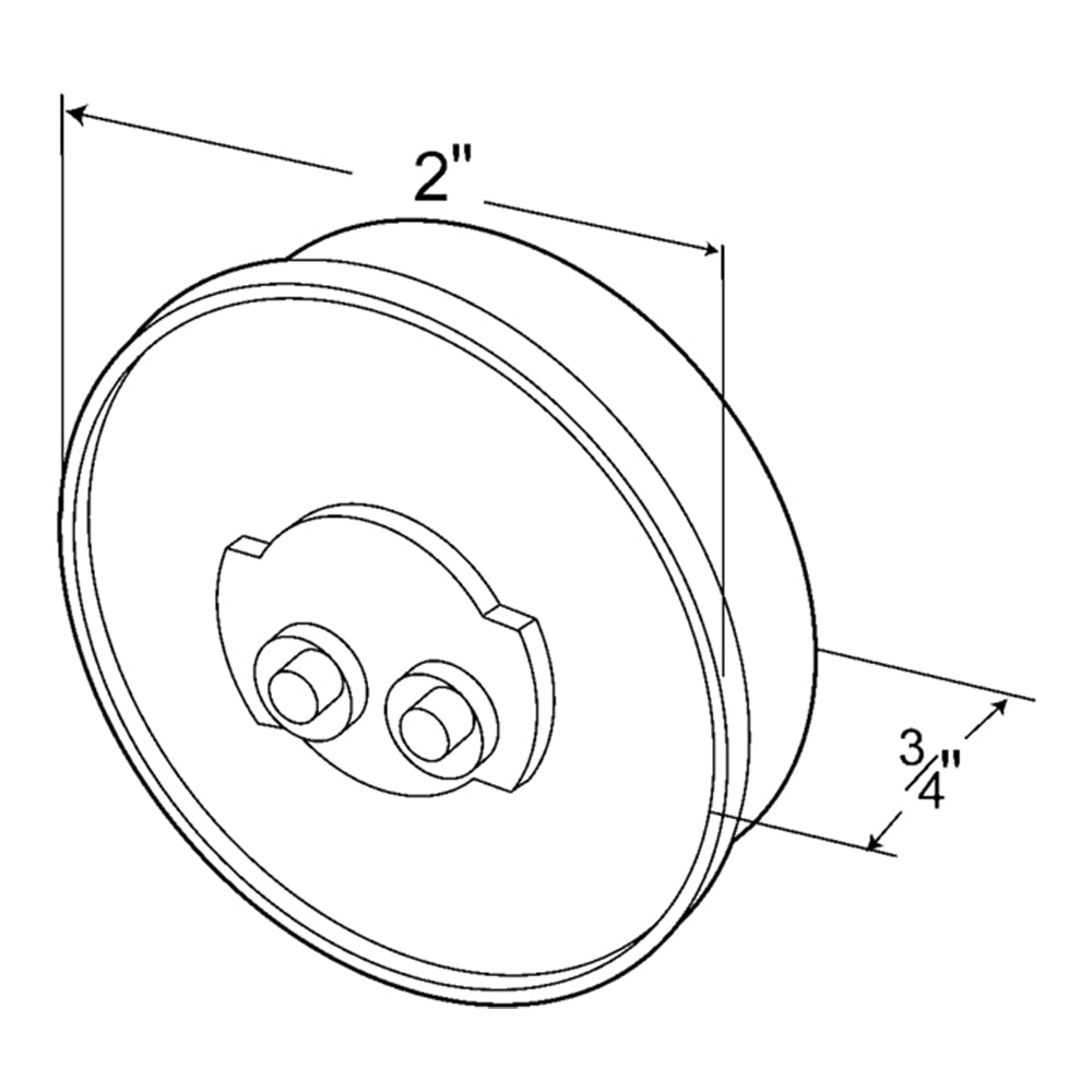 2" Round 9 LED Hi Count ® Light