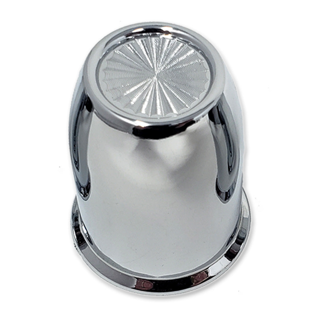 30mm Chrome Plastic Vortex Nut Cover - Push On