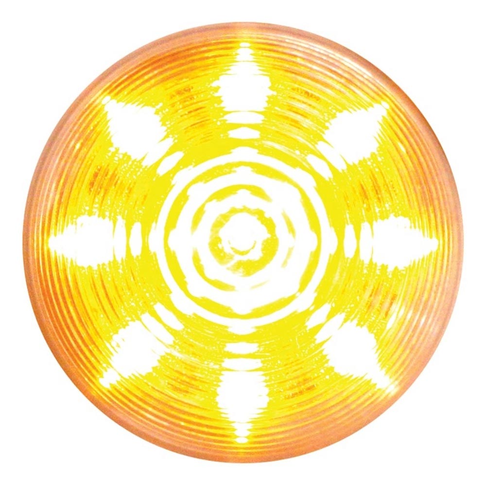 2" Amber/Clear 9 LED Beehive Marker Light
