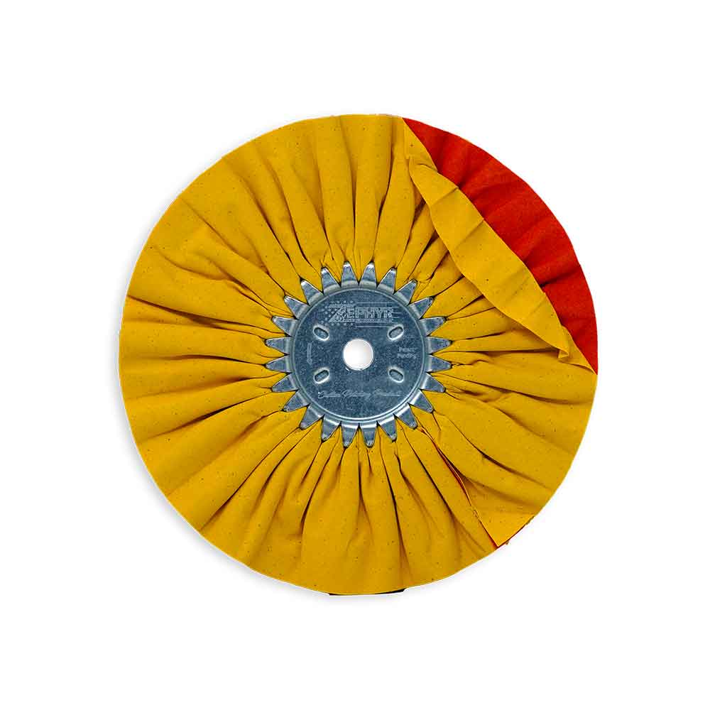 Zephyr 10" Yellow Fast Cut Buffing Wheel