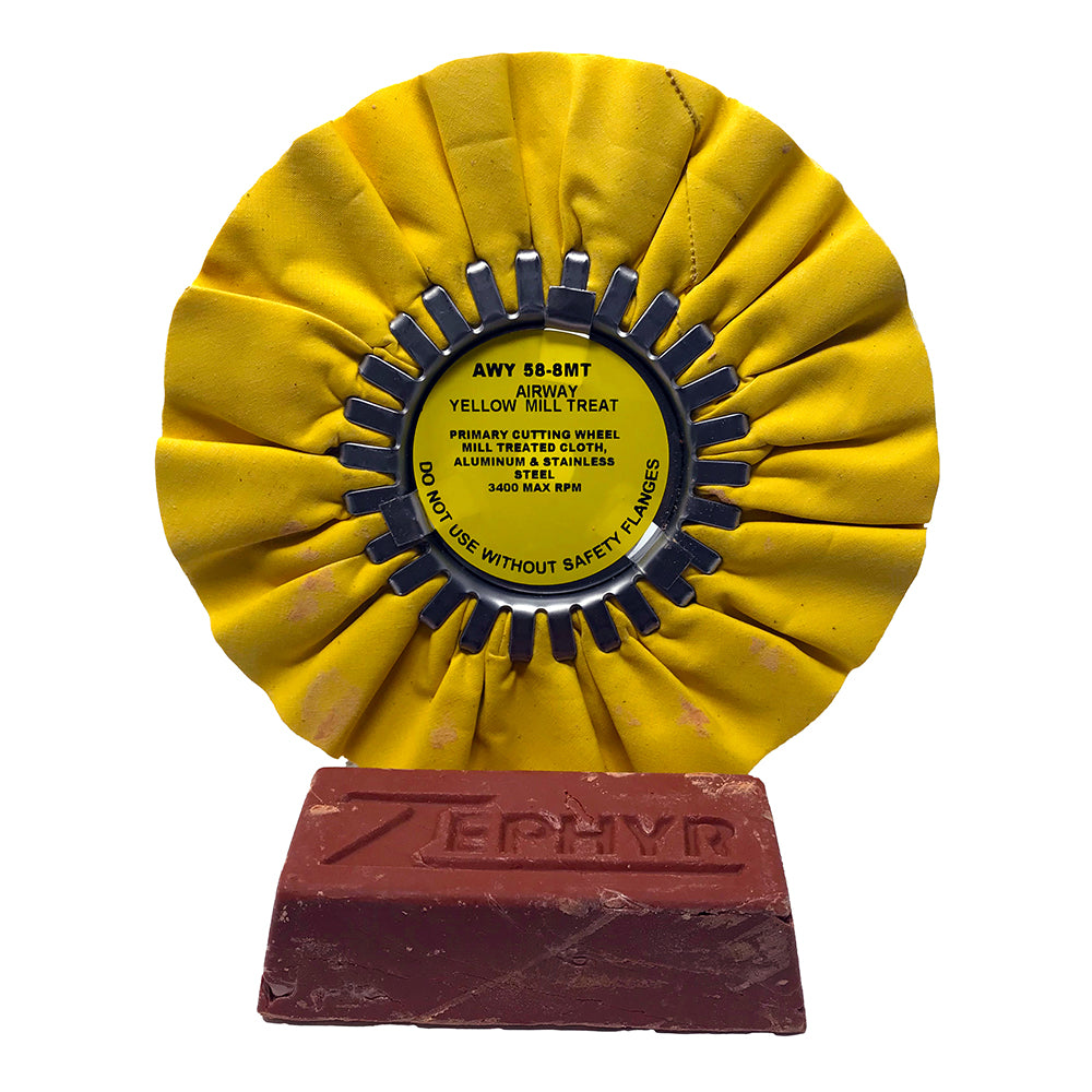 8" Buffing Wheel with Rouge Bar