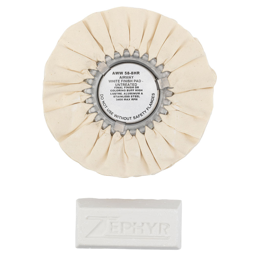 8" Buffing Wheel with Rouge Bar