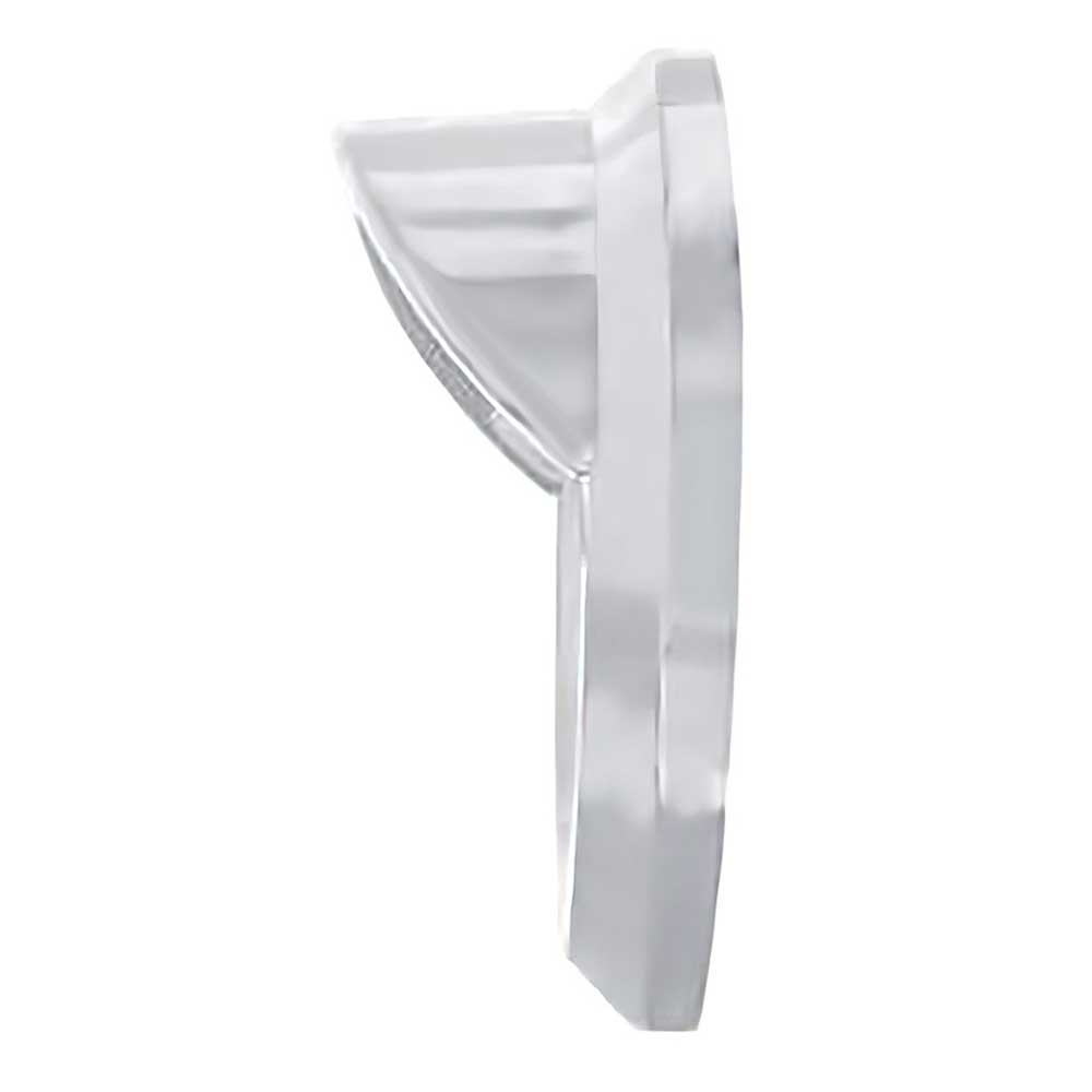 2" Chrome Plastic Light Bezel with Visor and Stainless Steel Screws
