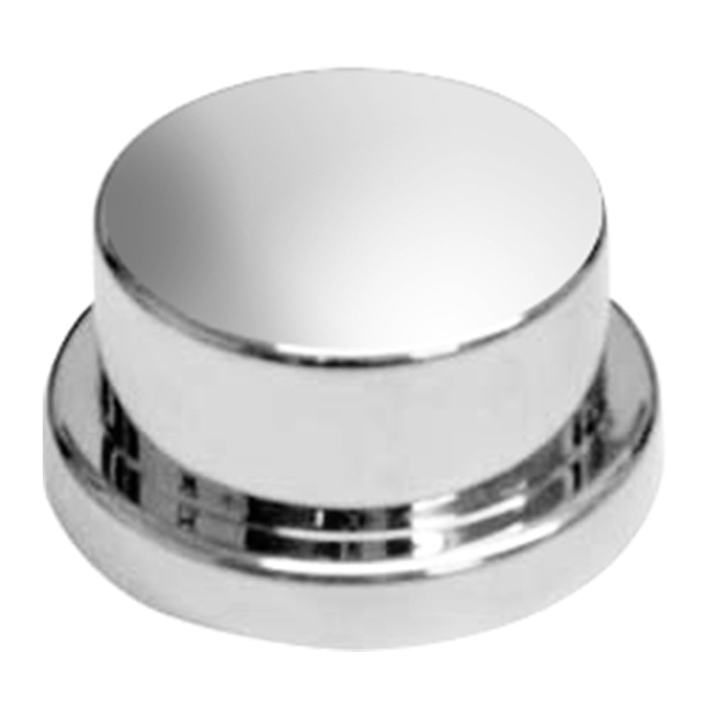 3/4" Chrome Bumper Button Nut Cover - Push On