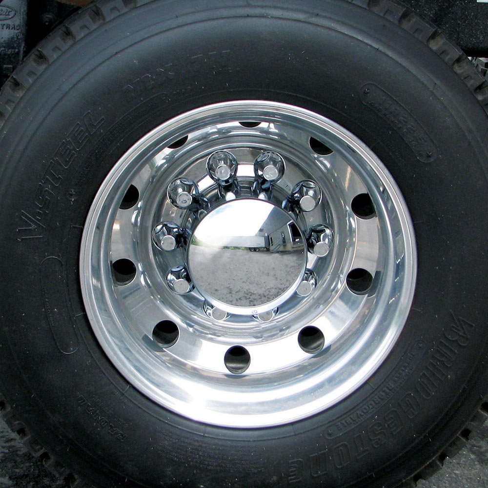 Chrome ABS Rear Axle Cover with 33mm Nut Covers