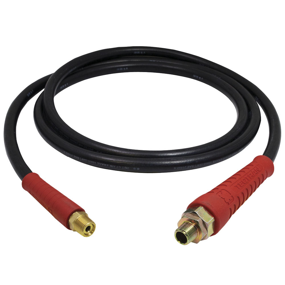 12' Red Air Line Hose Assembly with FLEXGrip-HD