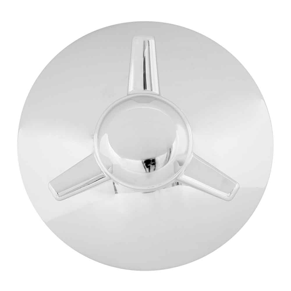 Chrome Left Hand Spinner Front Hubcap 7/16" Lip