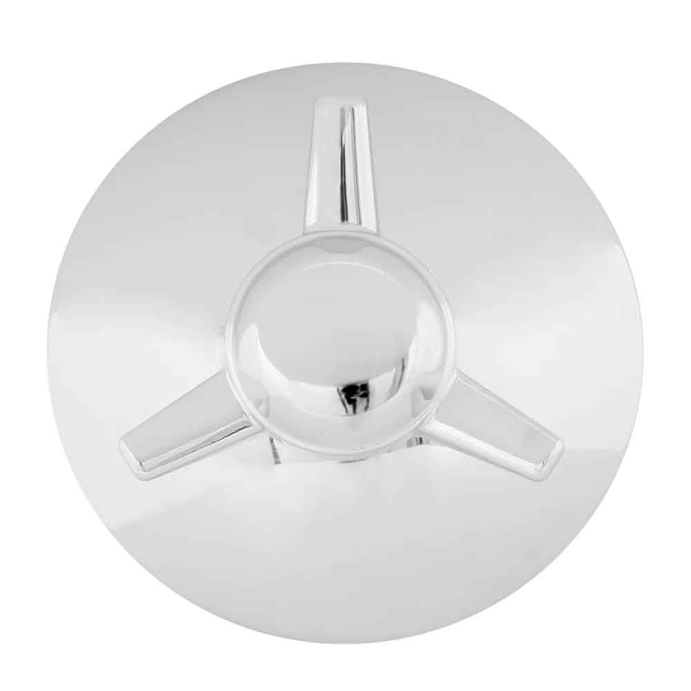 Chrome Left Hand Spinner Front Hubcap 7/16" Lip