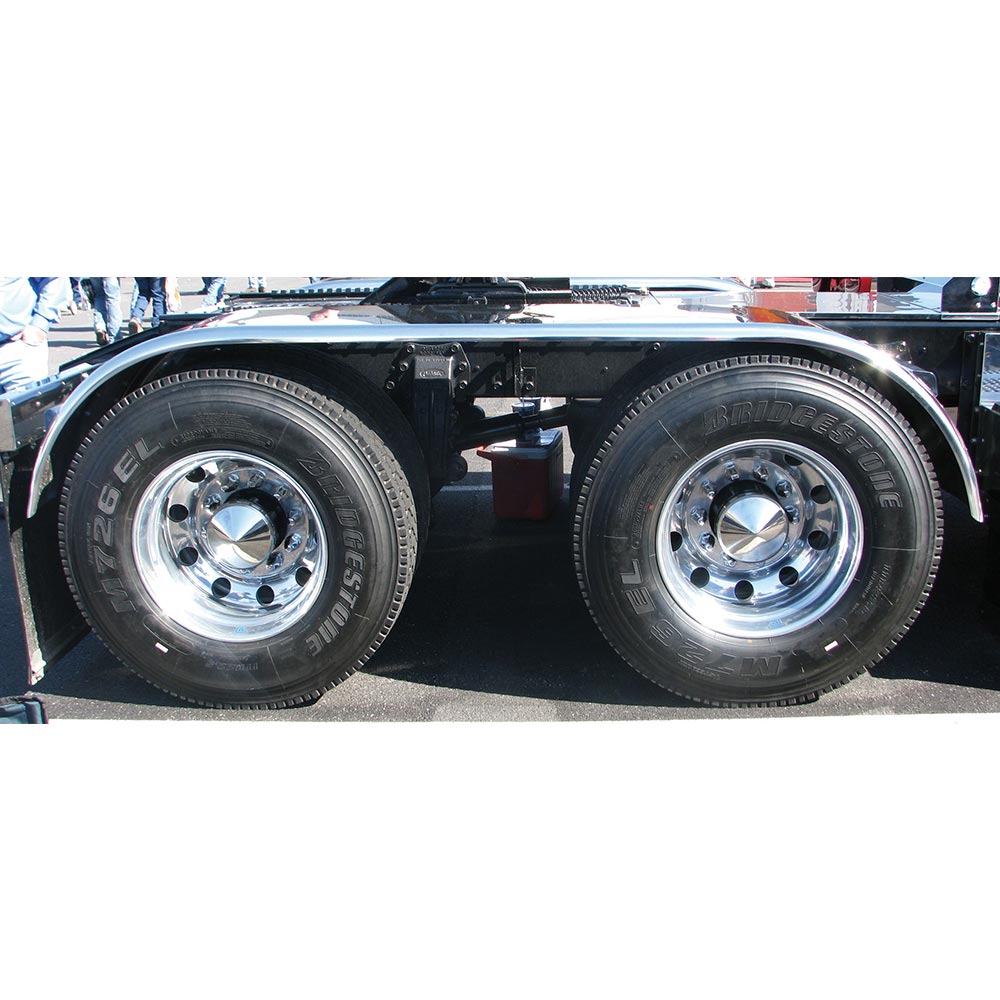 132" 14 Gauge 430 Stainless Steel Full Fenders