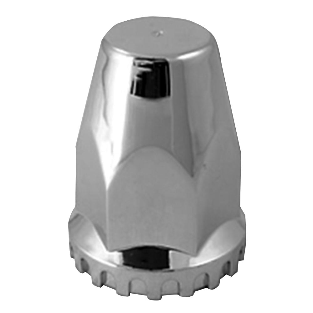 33mm Chrome Plastic Tapered Nut Cover - Thread On