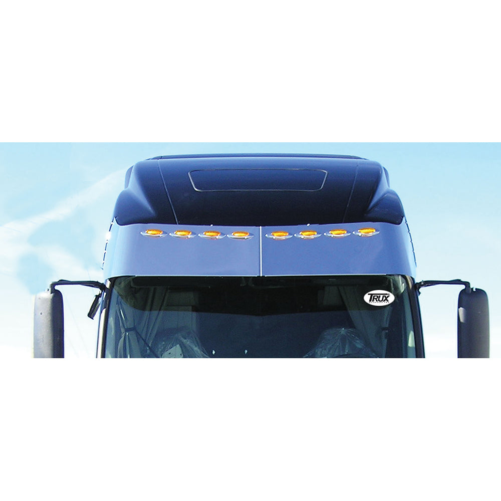 Volvo VN, VT 17" Gangster Visor with Light Cutouts