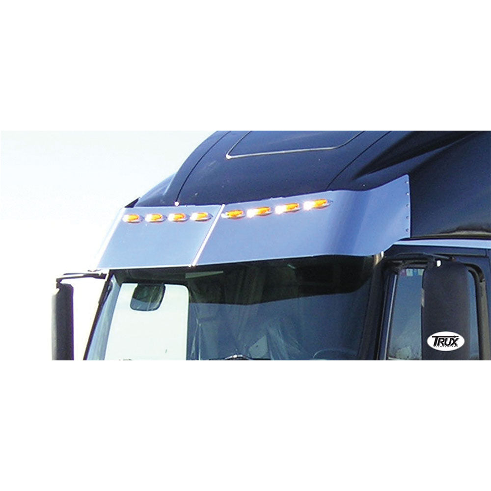 Volvo VN, VT 17" Gangster Visor with Light Cutouts