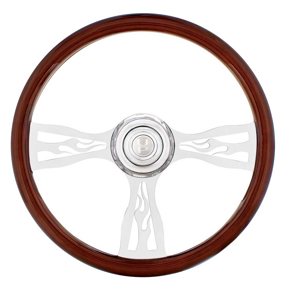 Freightliner 18" Flame Spoke Steering Wheel