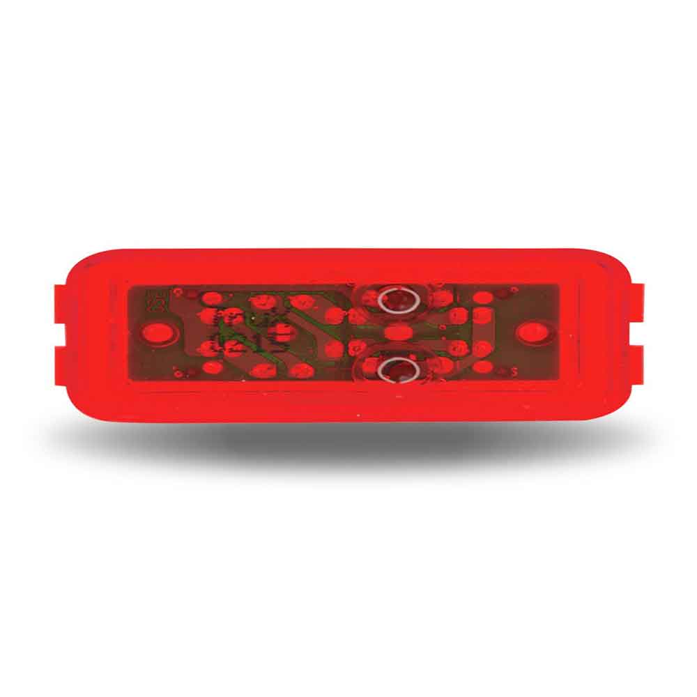 12 Diode Red Rectangular LED Marker Light