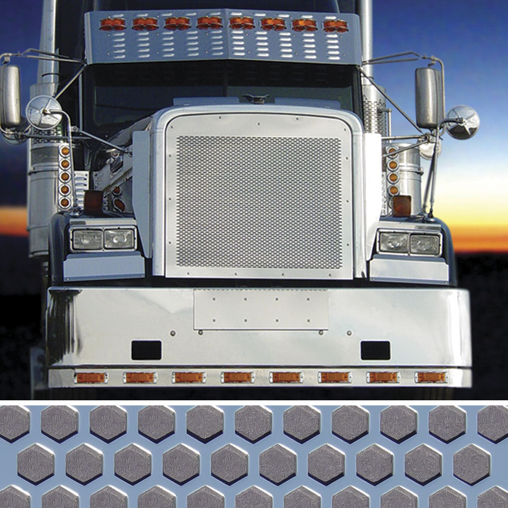 Freightliner Hexagon Punched Grill