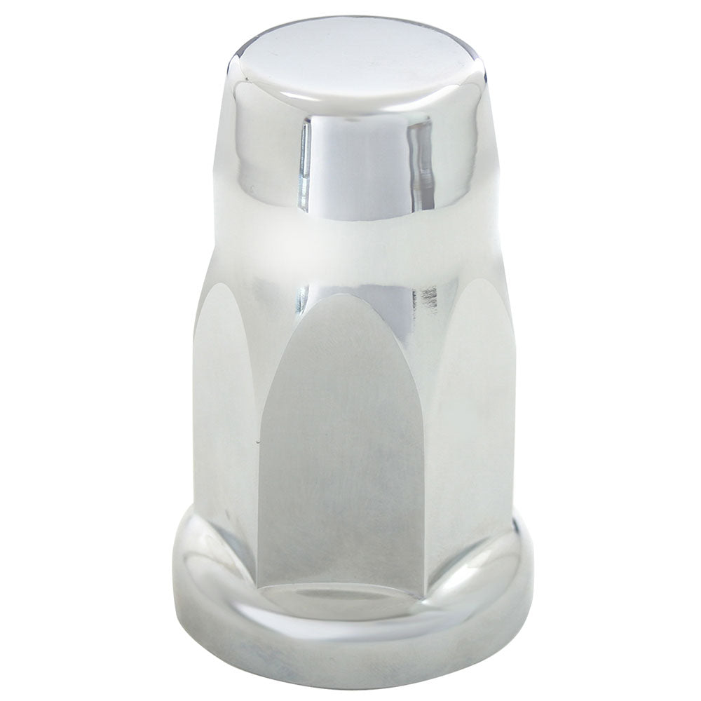 33mm Chrome Plastic Silo Nut Cover - Push On